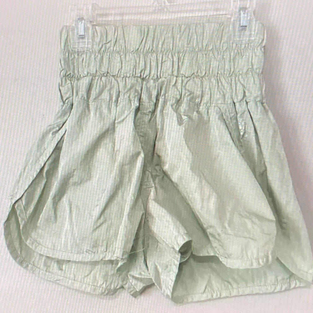Free People Mint Green Athletic Shorts
